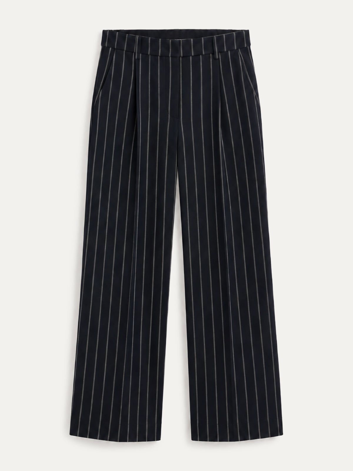 Clio Pant | Navy stripe