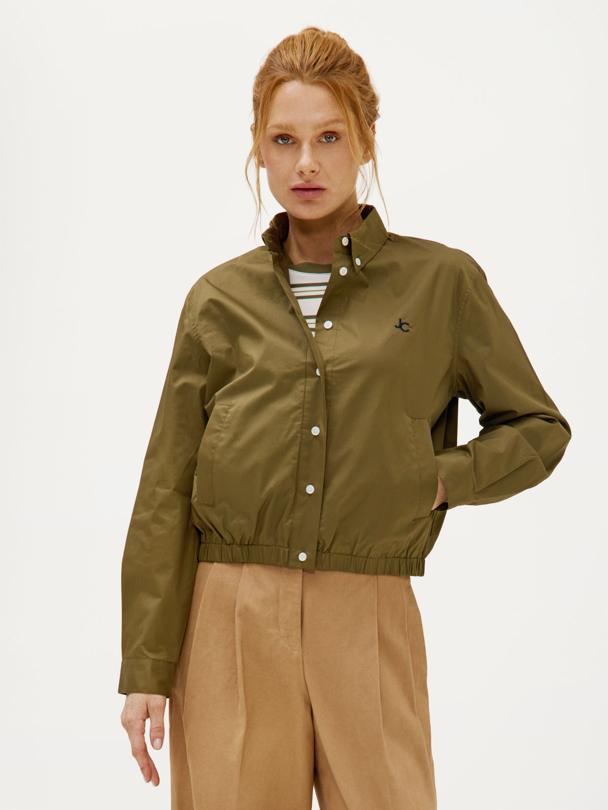 Chelsey Blouse | Moss Green