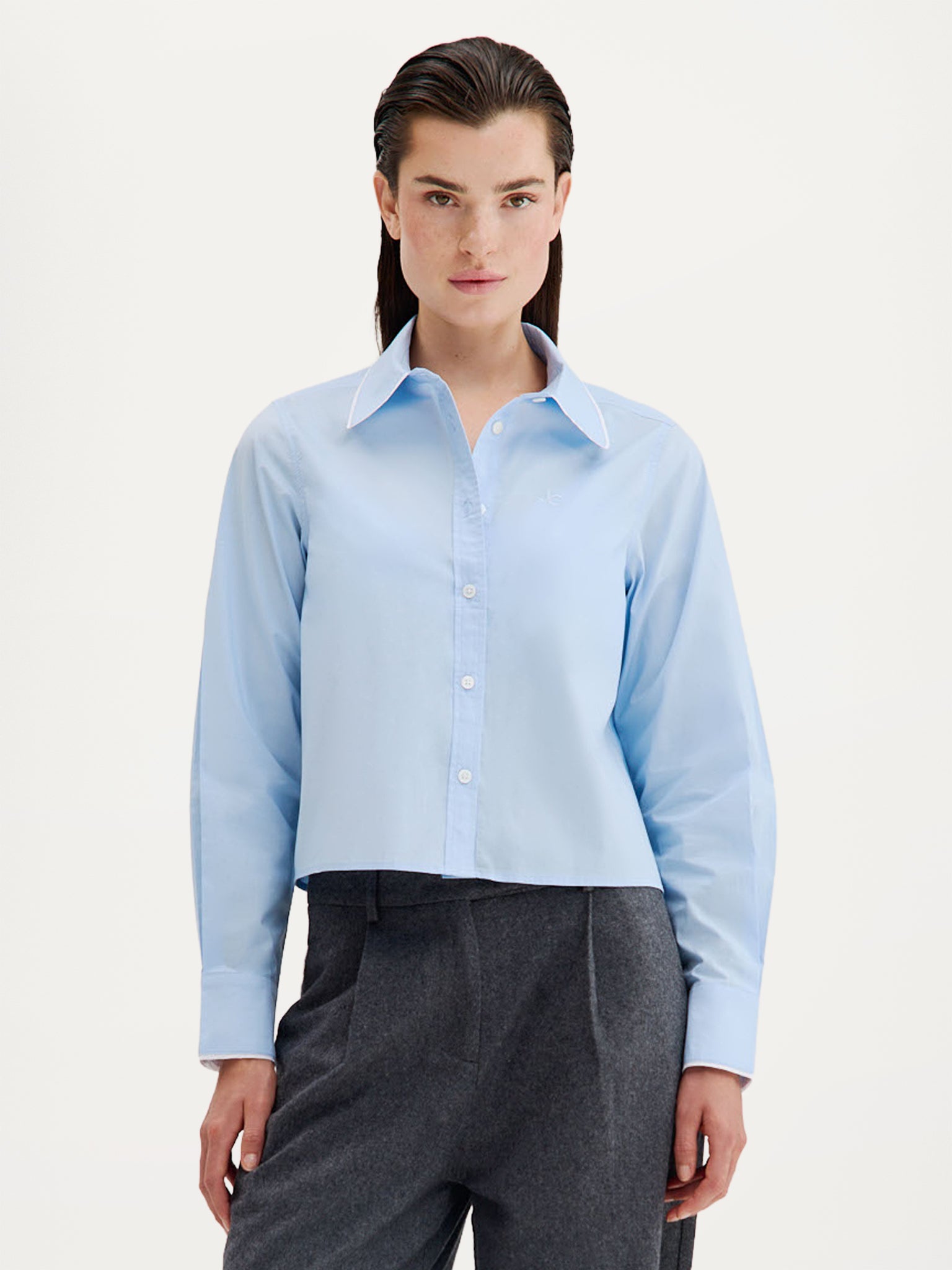 Camila Blouse | Light Blue