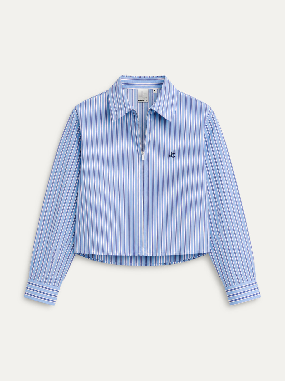 Bodine Blouse | Light Blue stripe