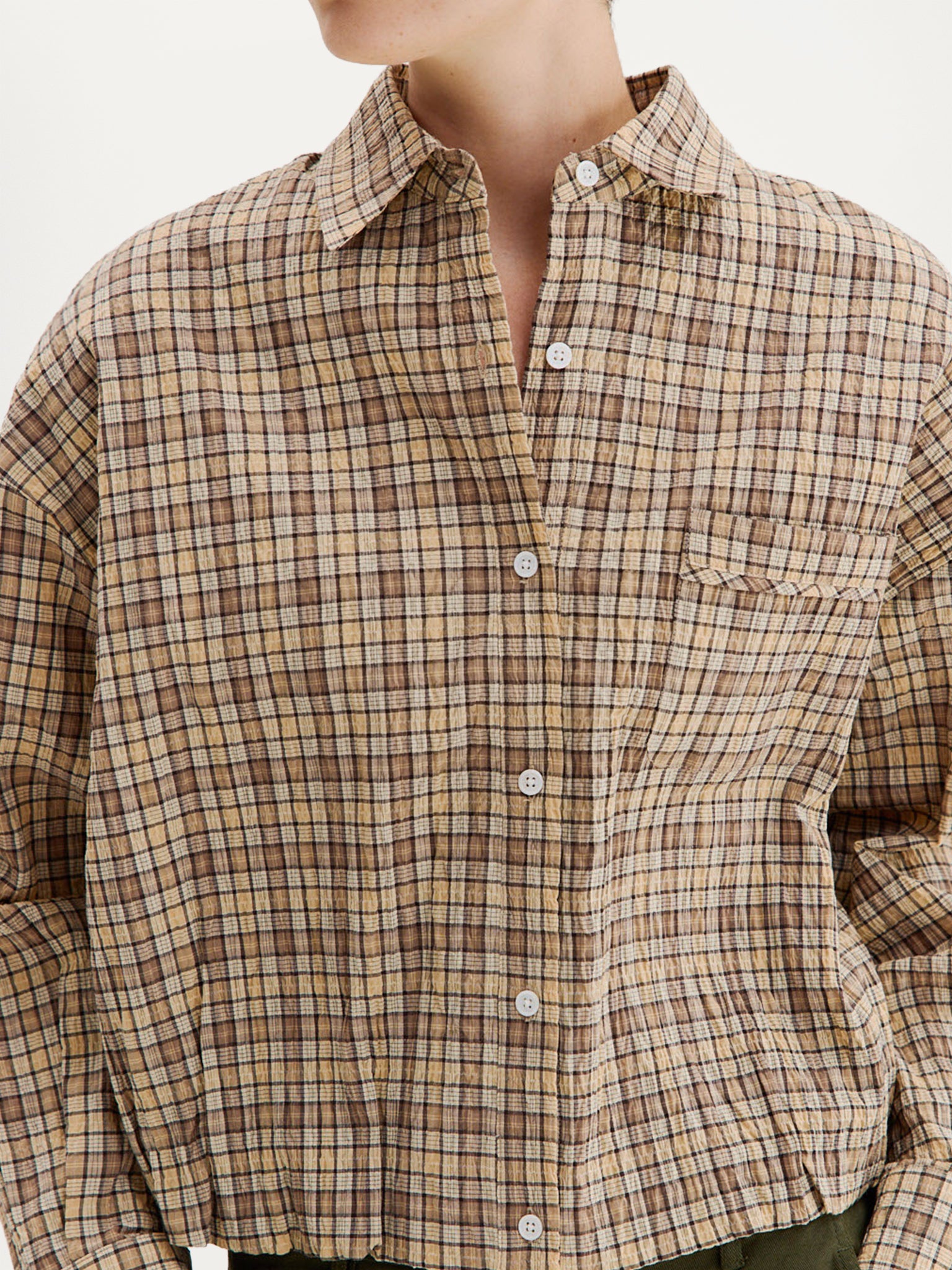 Bink Blouse | Camel check