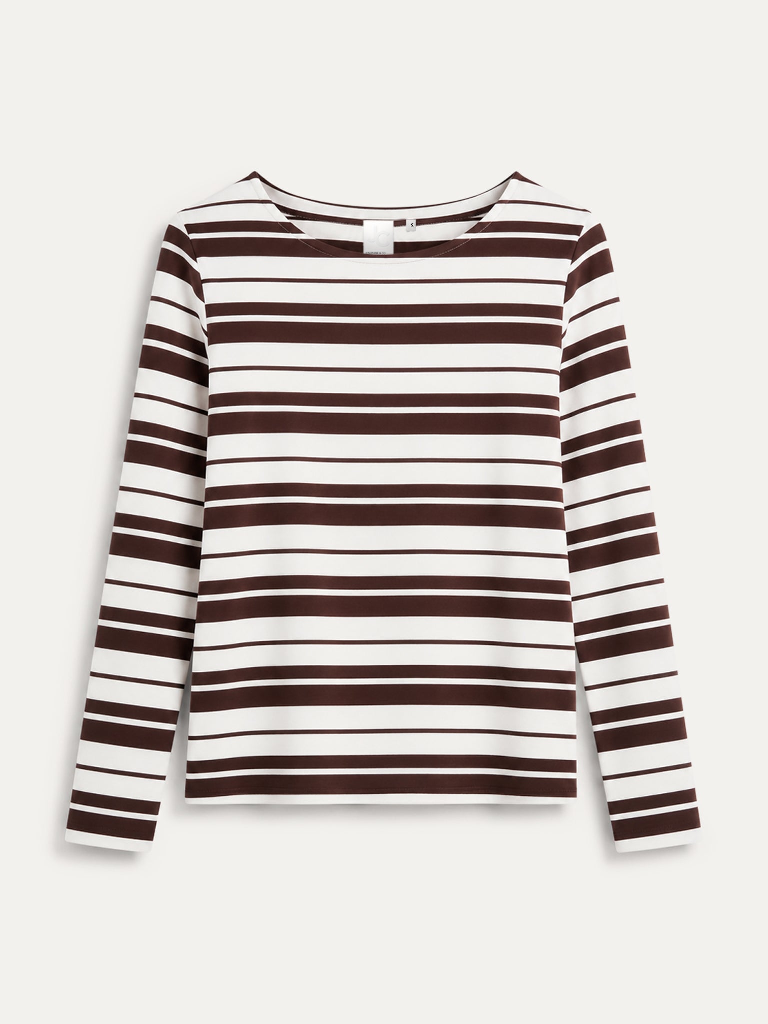 Aline T-Shirt | Brown stripe