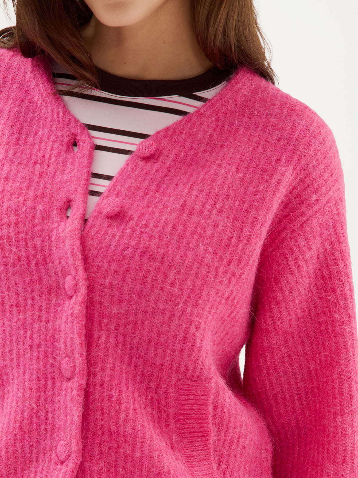 Carolina Cardigan | Fuchsia