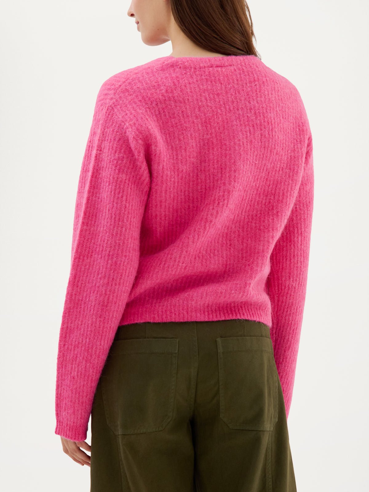 Carolina Cardigan | Fuchsia