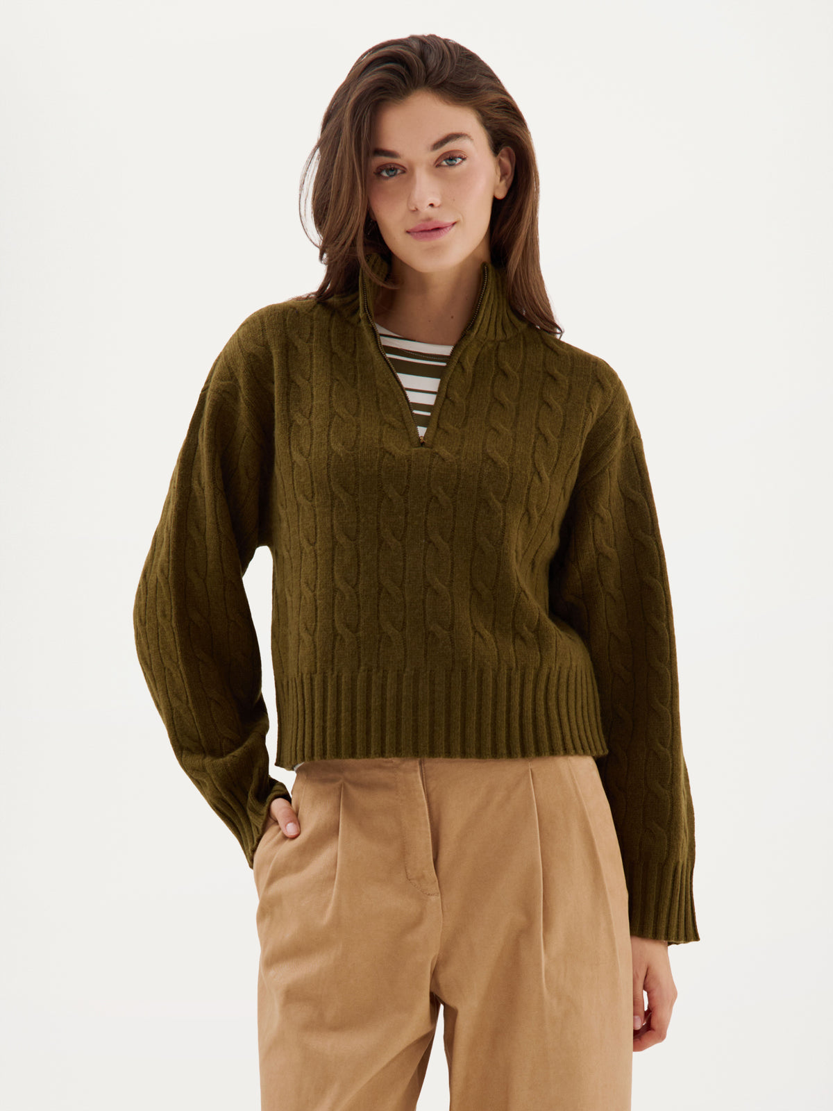 Claude Sweater | Moss Green