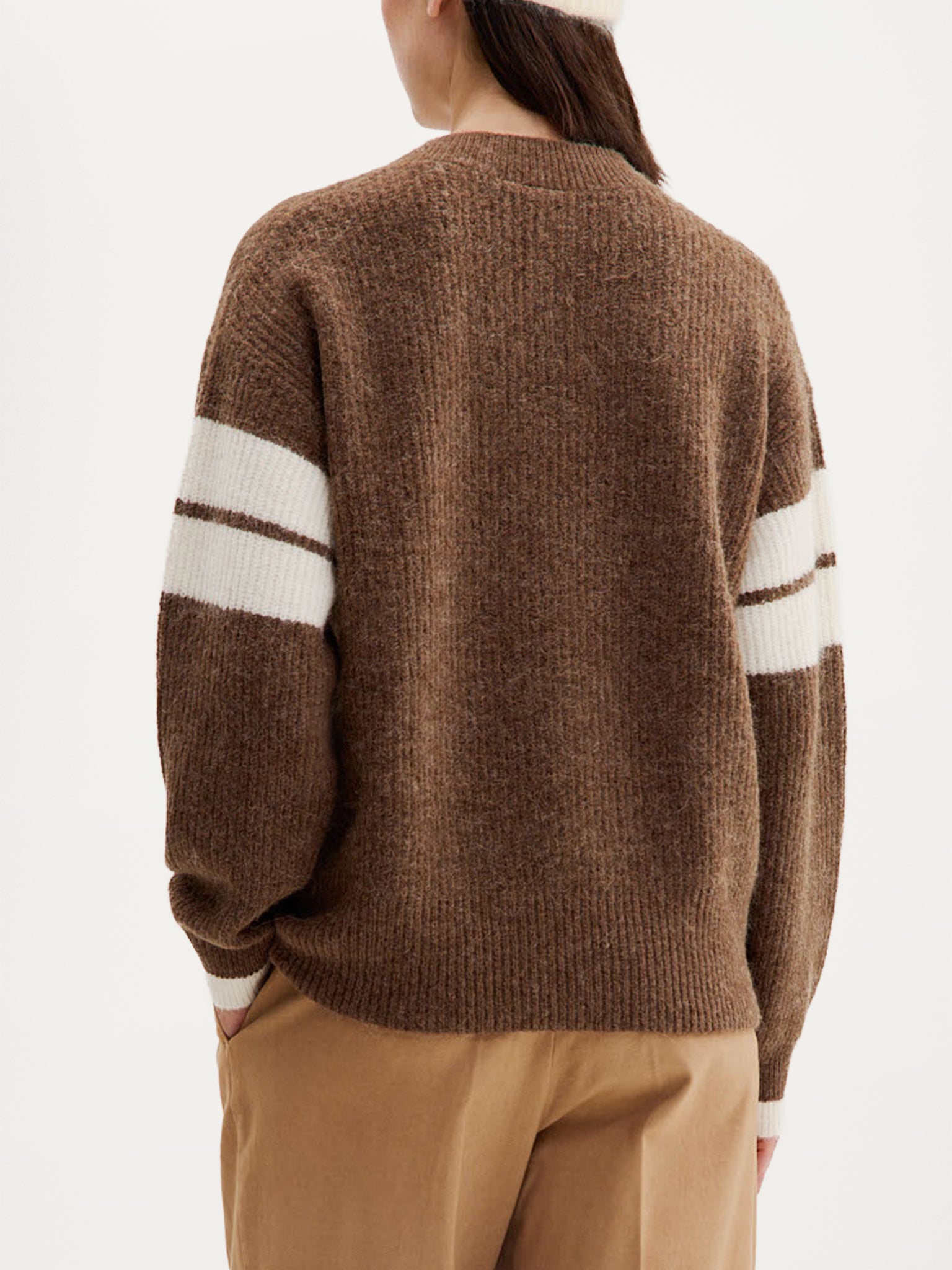 Clay Sweater | Brown stripe