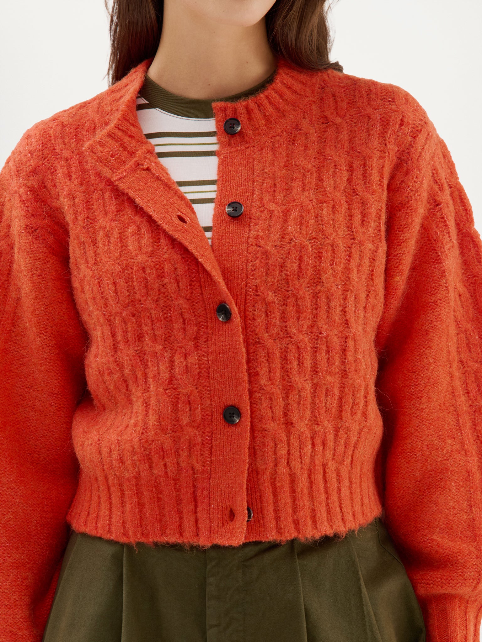 Clarke Cardigan | Orange