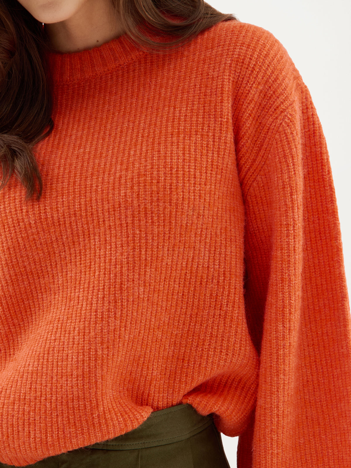 Coral Sweater | Orange