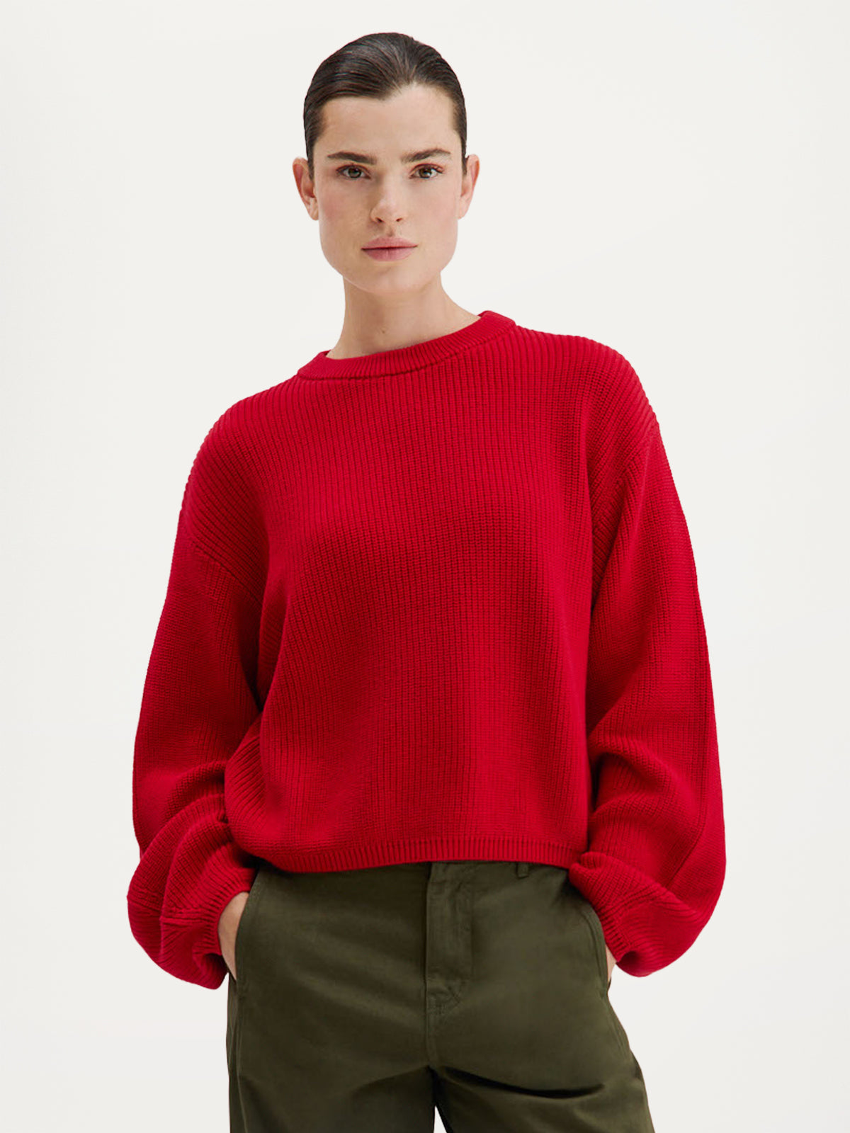 Coral Sweater | Red