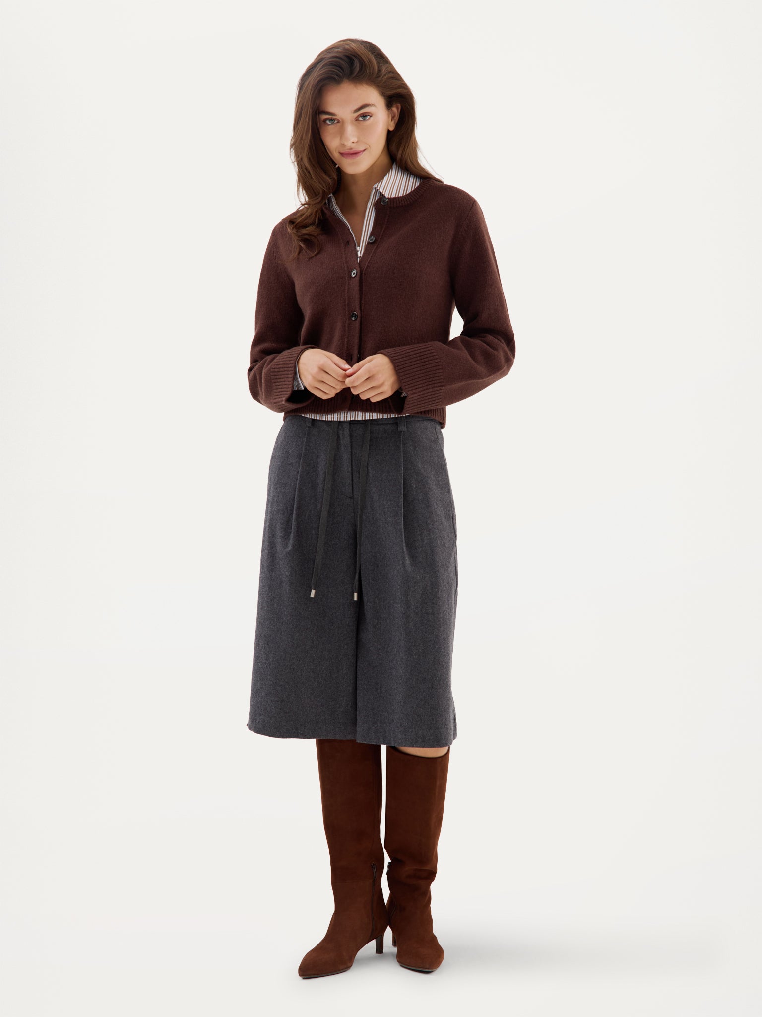 Cyndi Cardigan | Brown