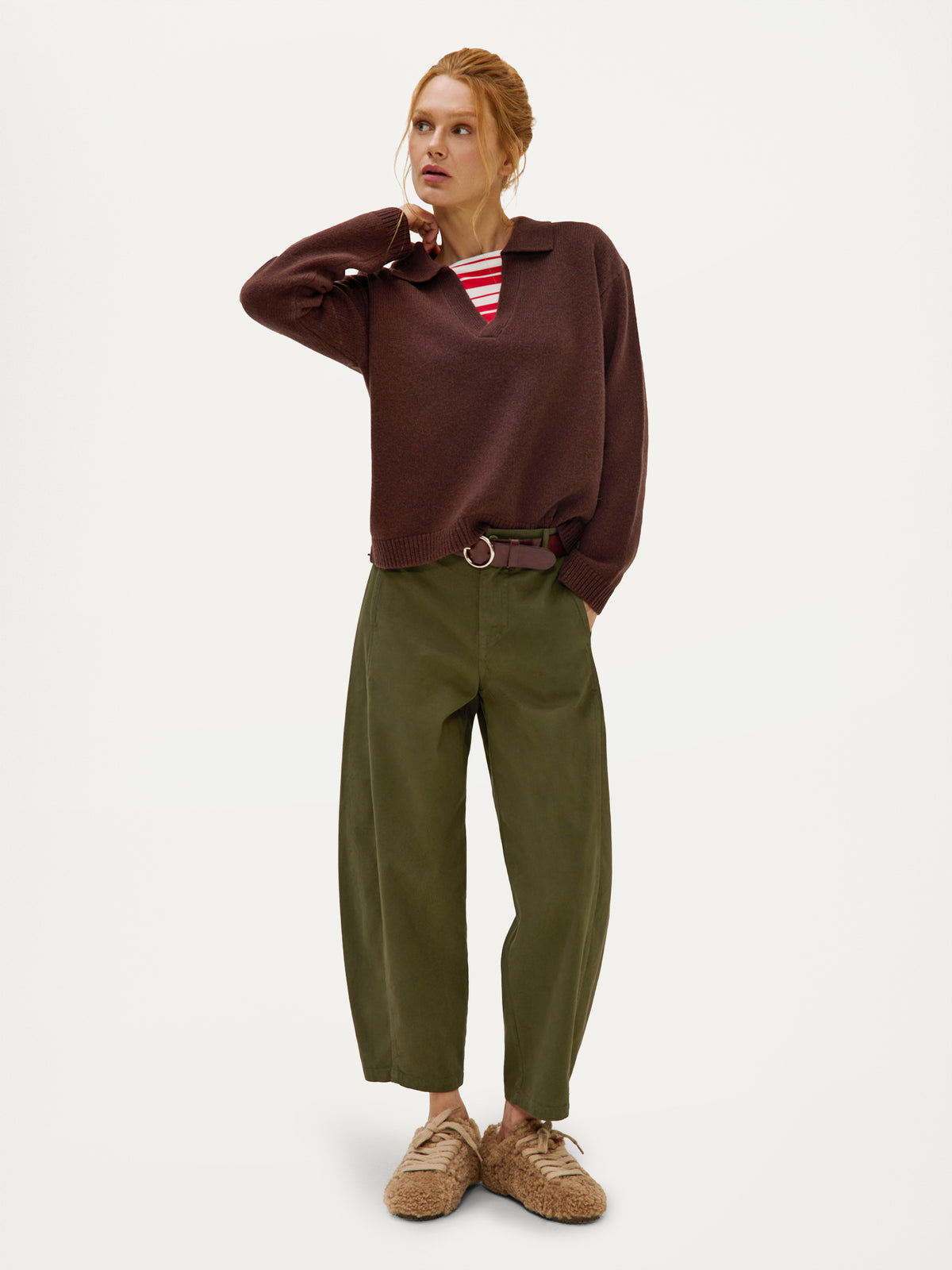 Cyrah Sweater | Brown