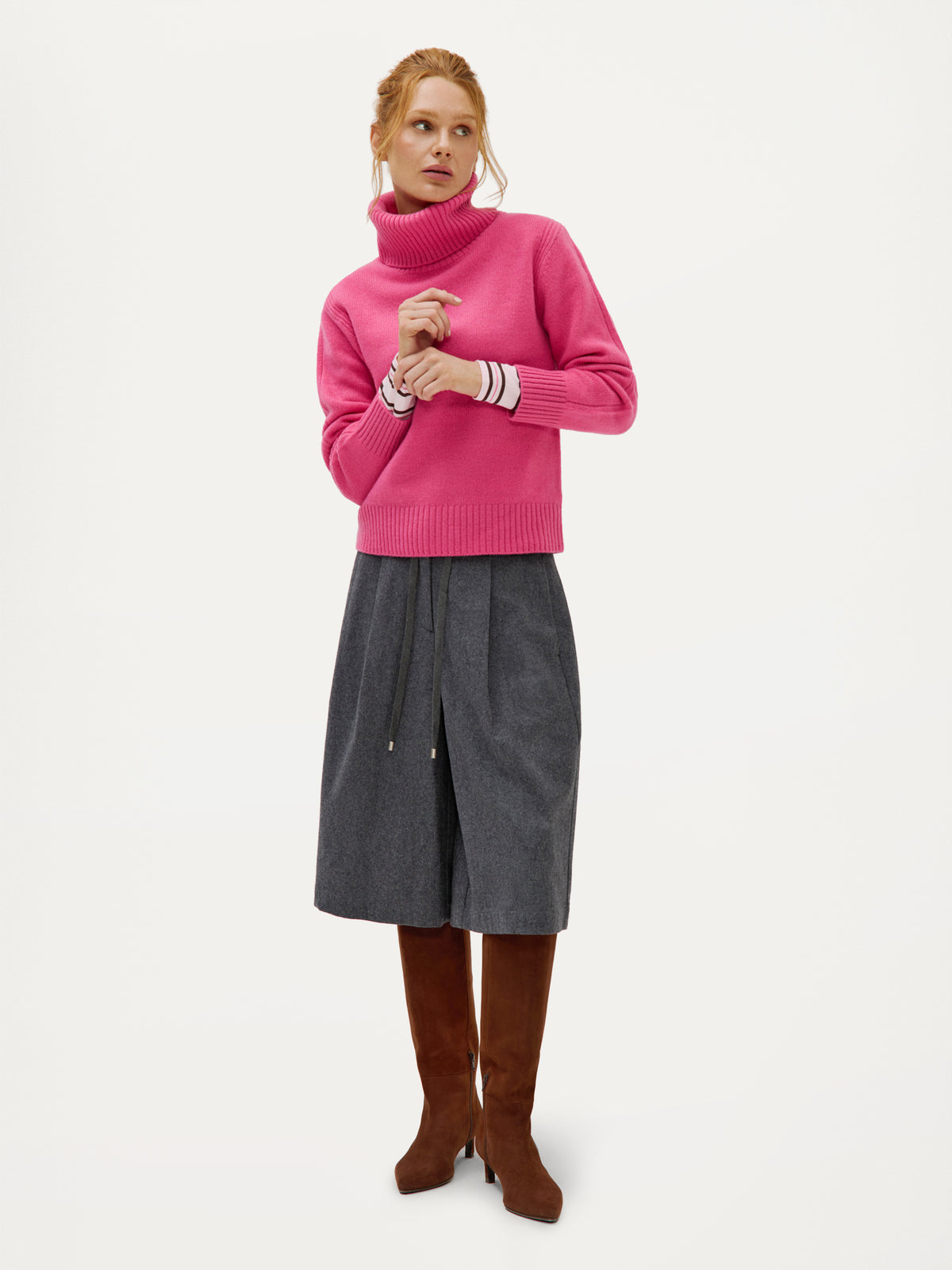 Alfonso Sweater | Fuchsia
