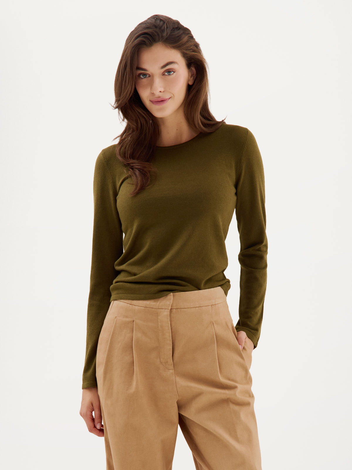 Cristal Sweater | Moss Green