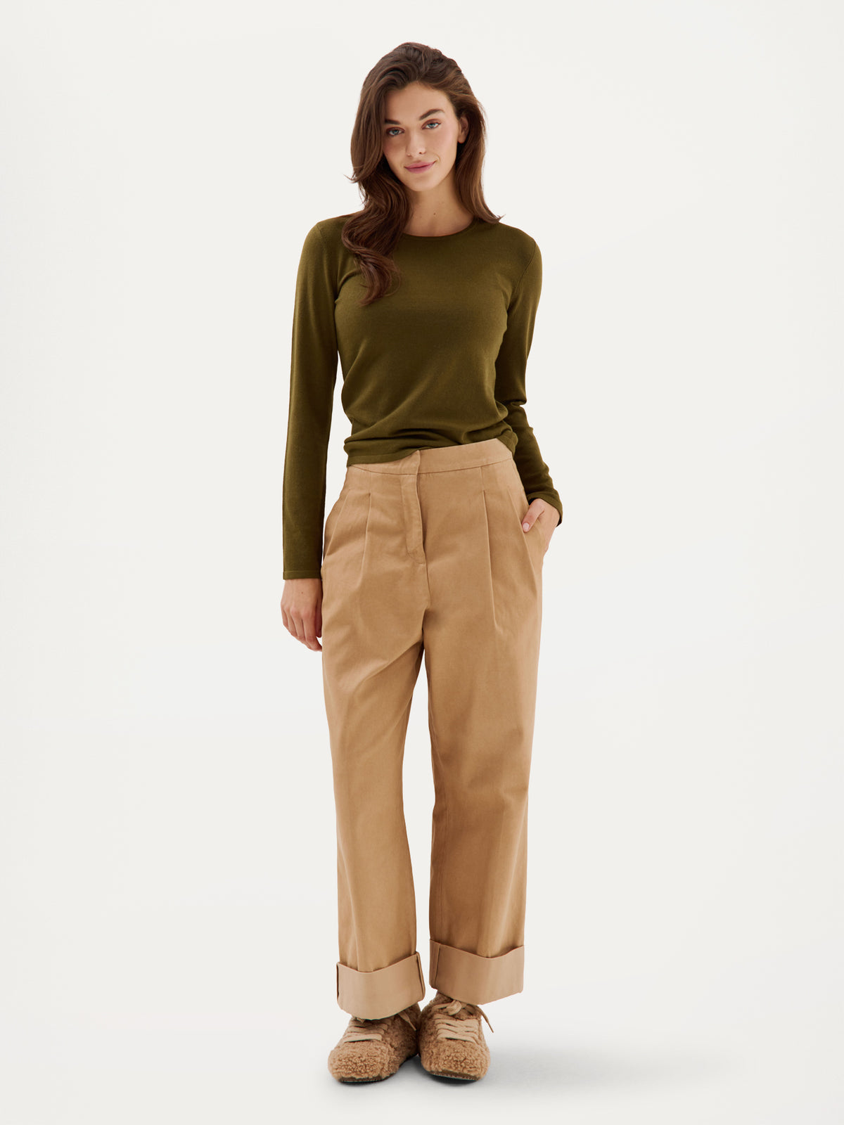 Cristal Sweater | Moss Green