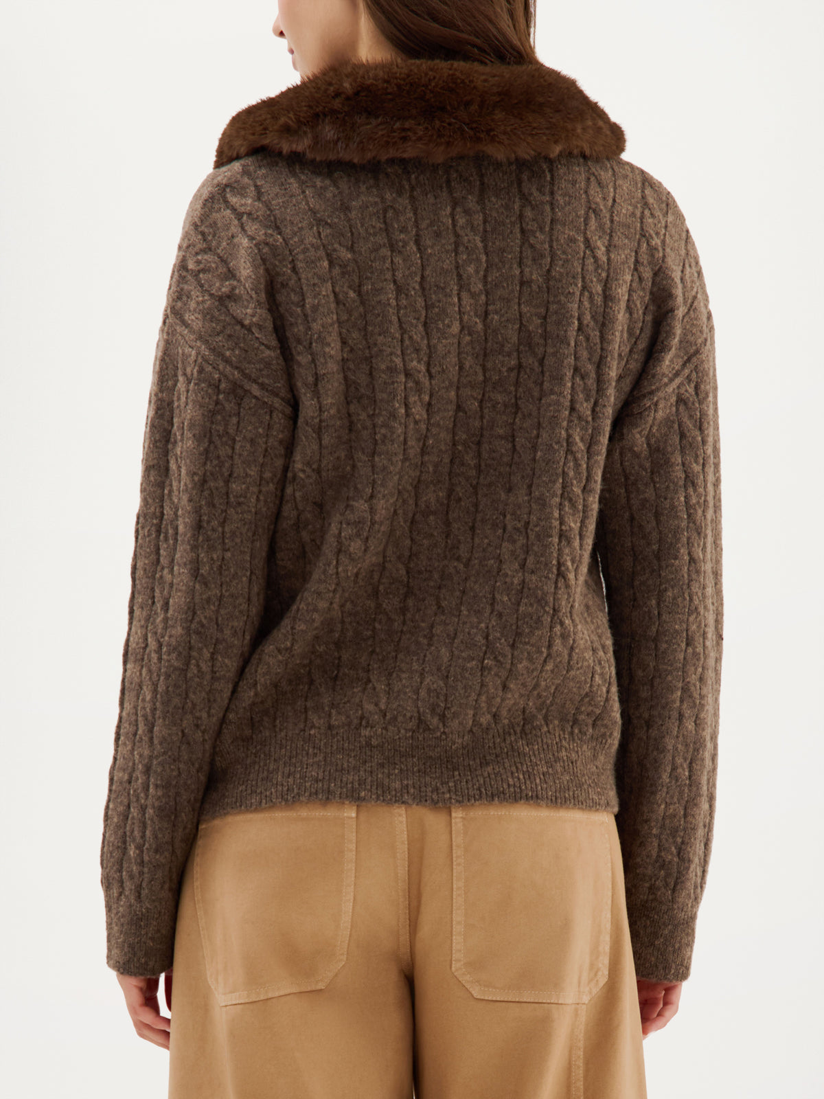 Curtis Cardigan | Brown Melange