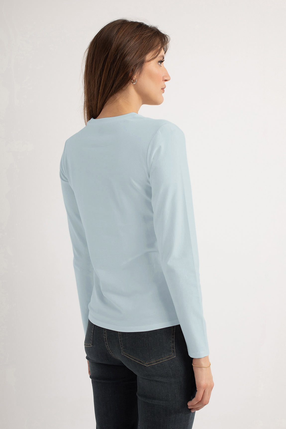 Hailey LS T-shirt | Light Blue