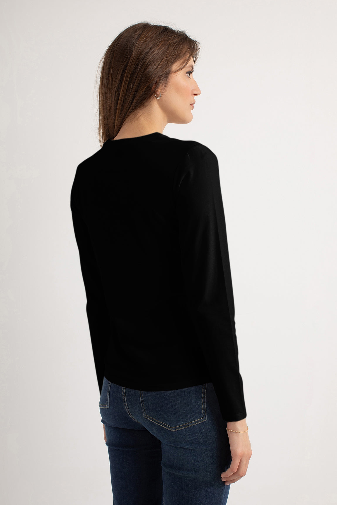 Hailey LS T-shirt | Black