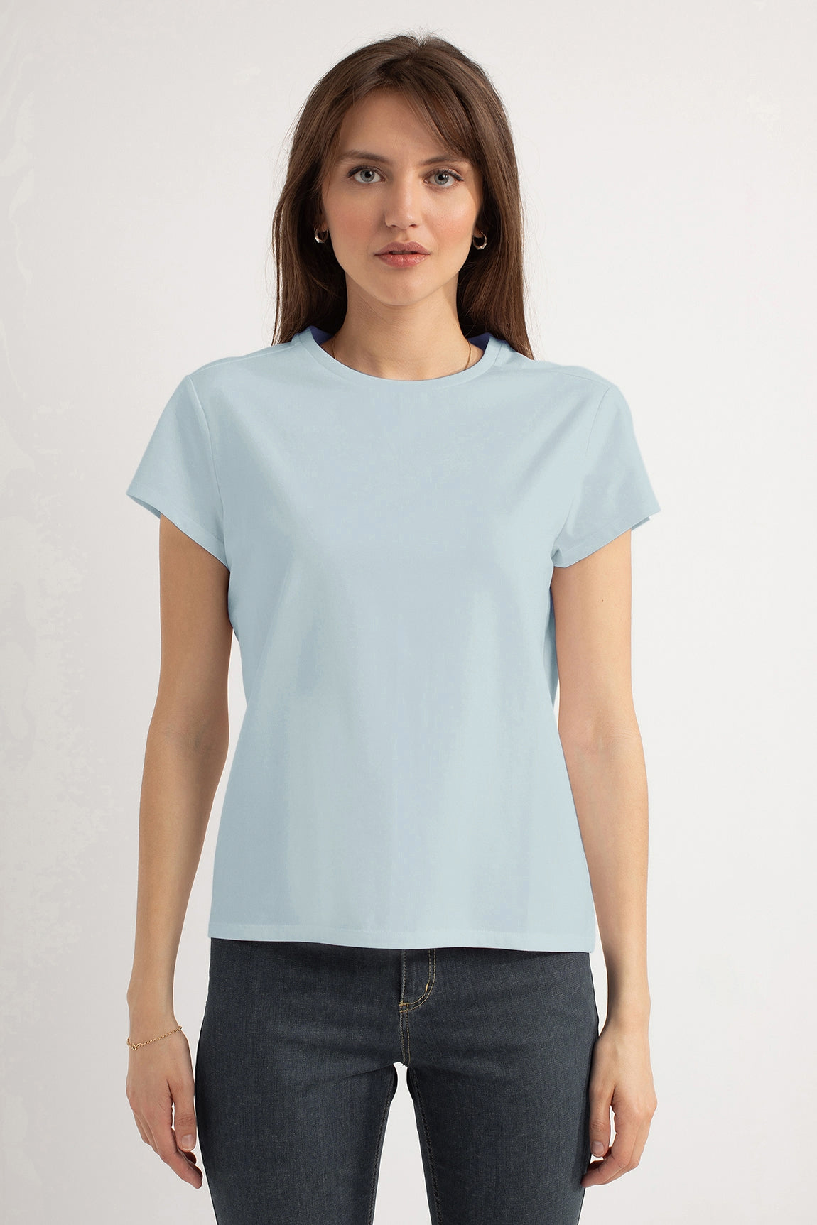 Harper SS T-shirt | Light Blue