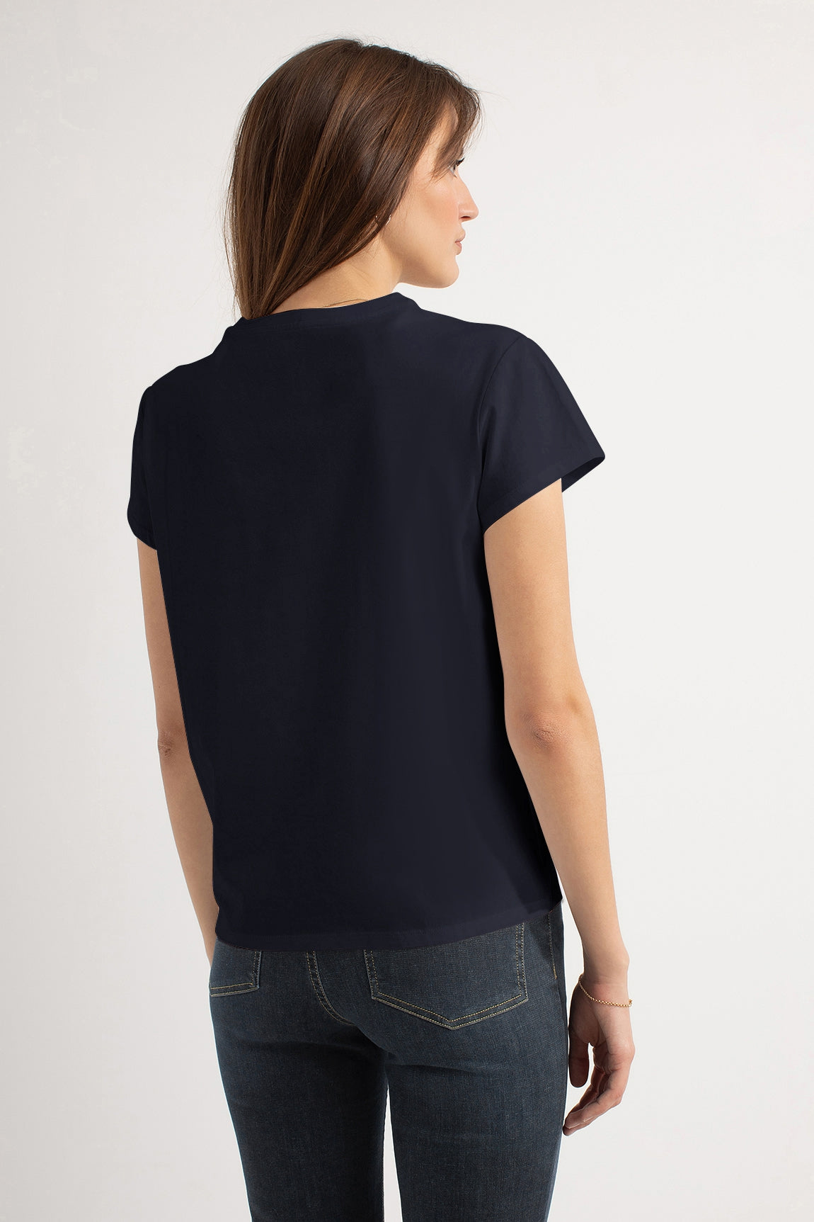 Harper SS T-shirt | Navy