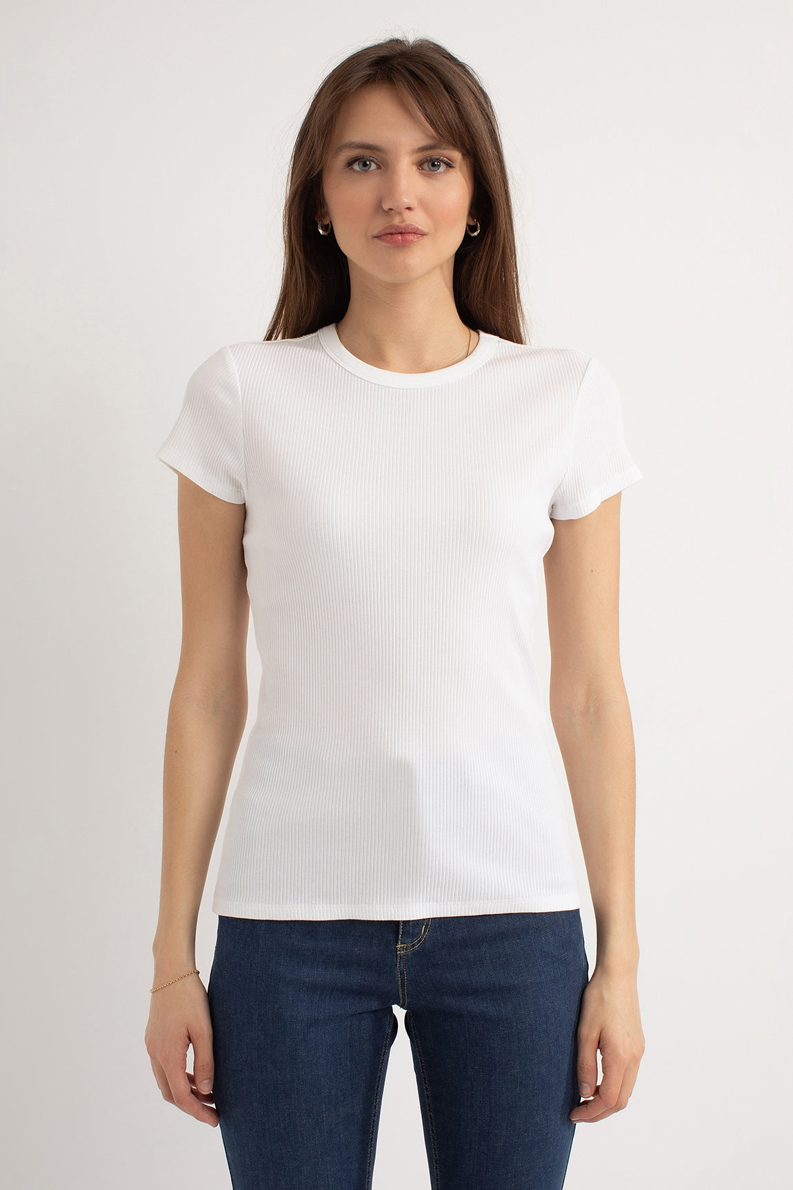 Harley SS Rib T-shirt | White