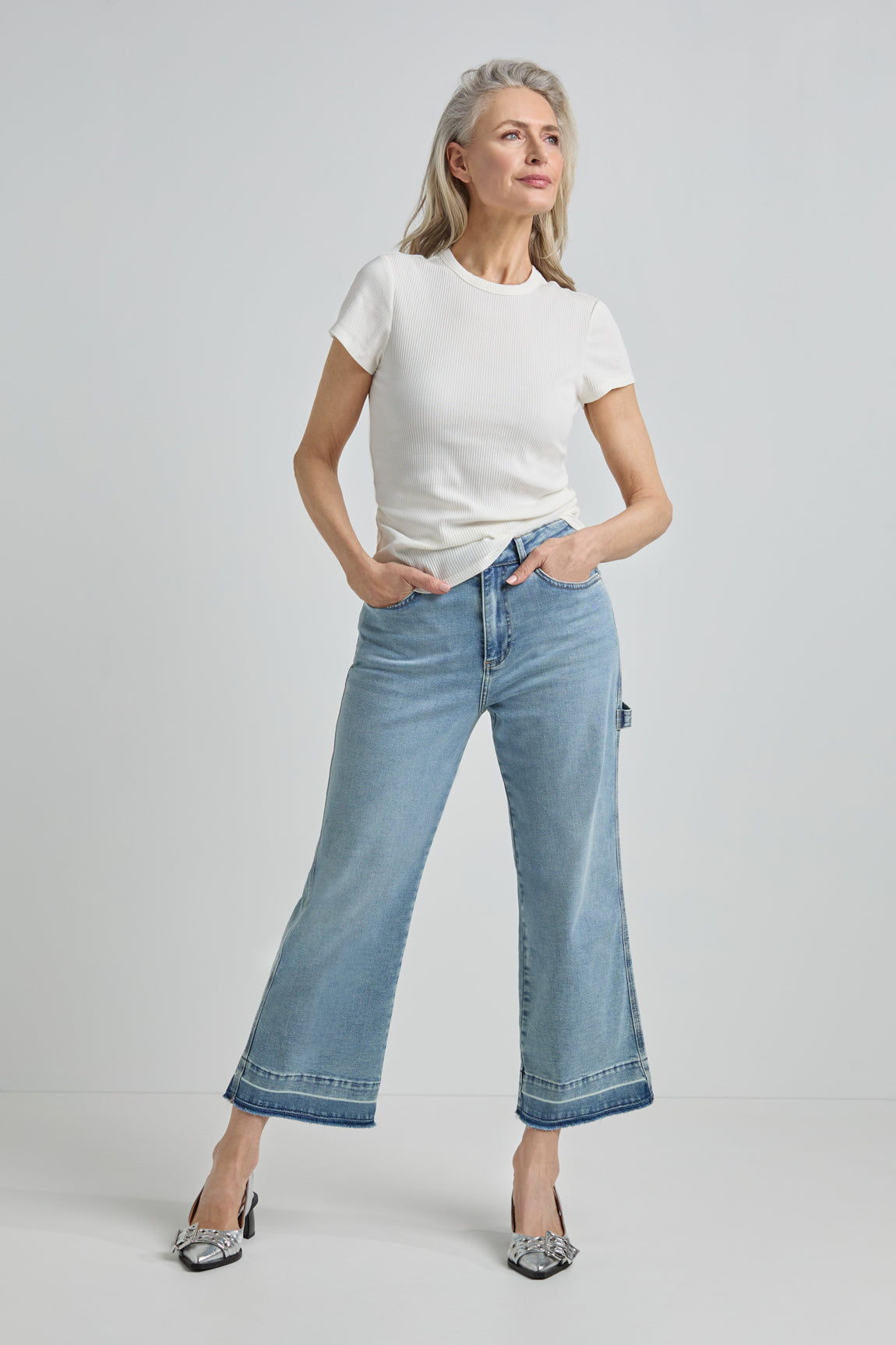 Harley SS Rib T-shirt | White