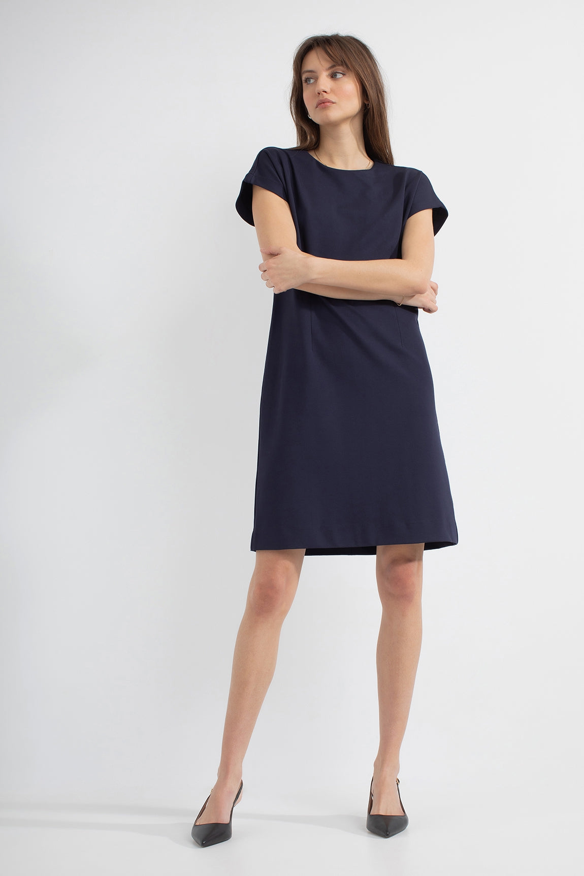 Peggy Dress | Dark Navy