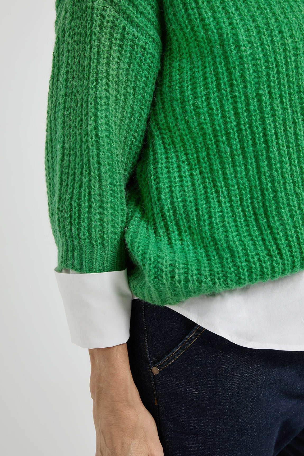 Dora sweater | Parrot Green