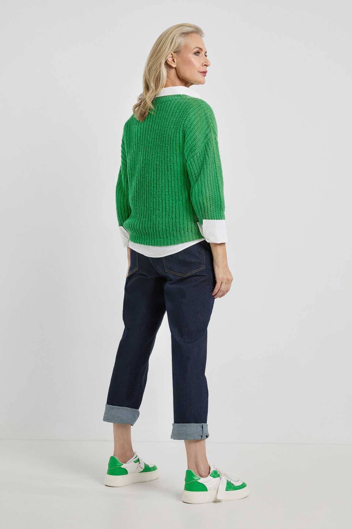 Dora sweater | Parrot Green