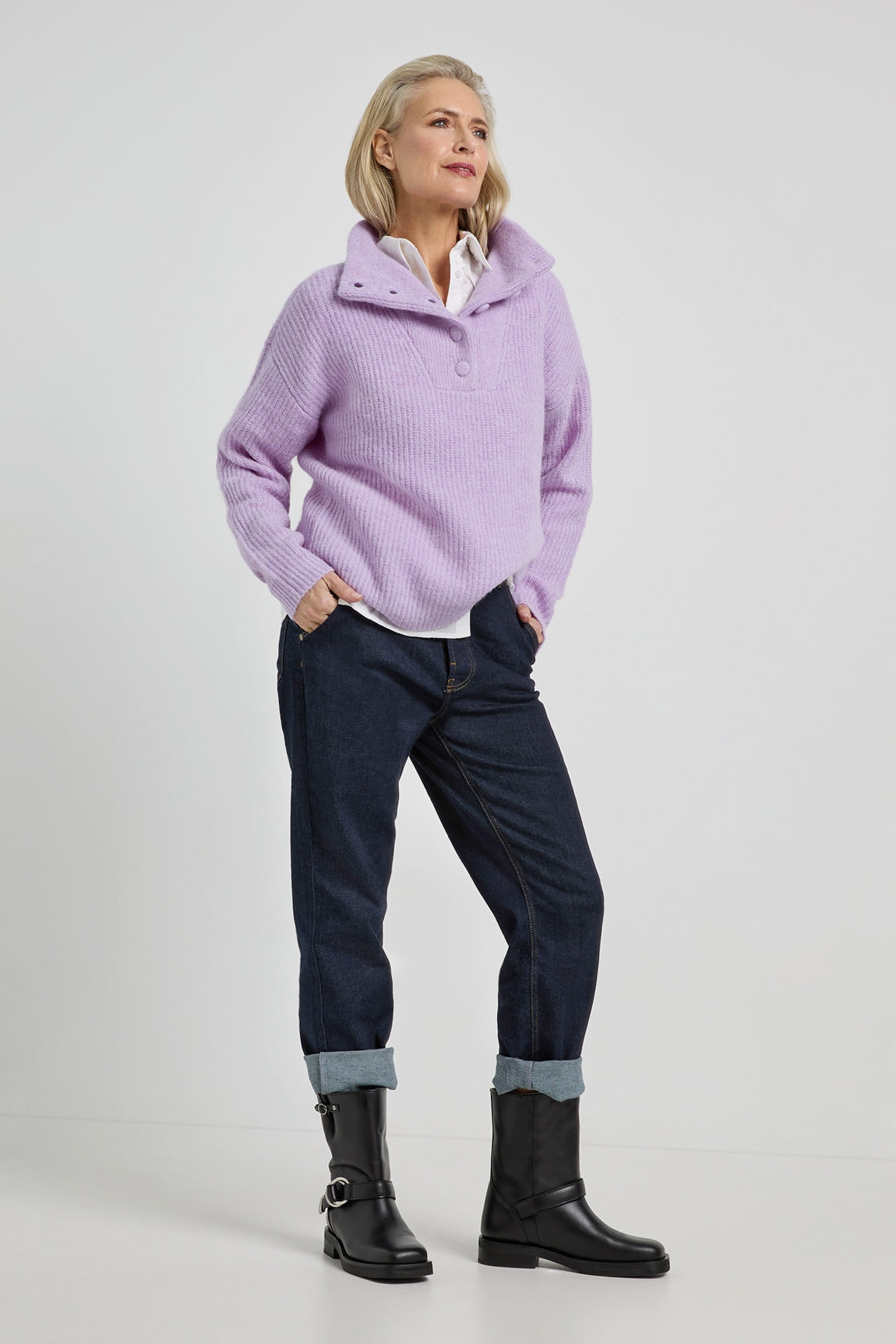 Sergio sweater | Lilac