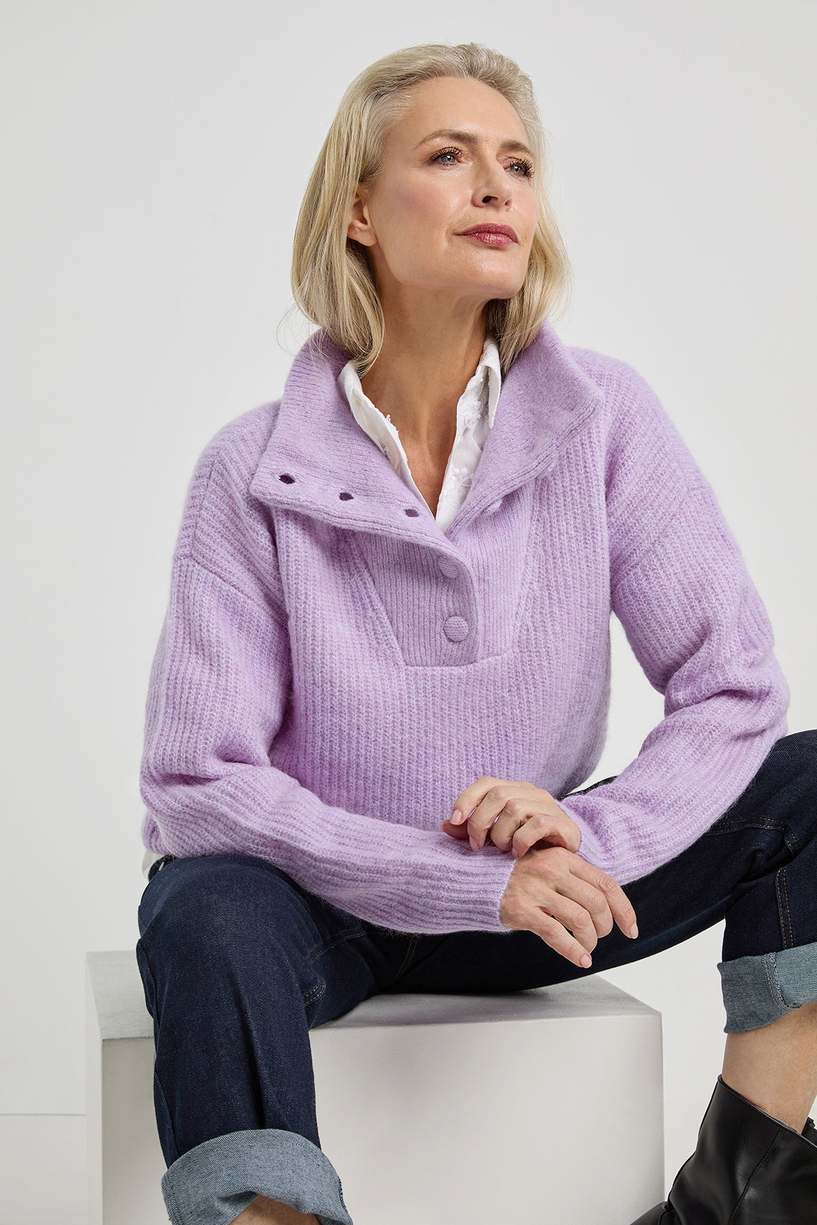 Sergio sweater | Lilac