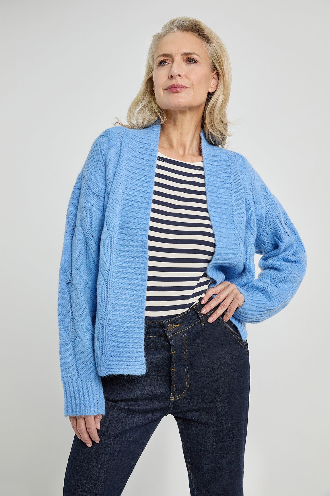 Aidan cardigan | French Blue