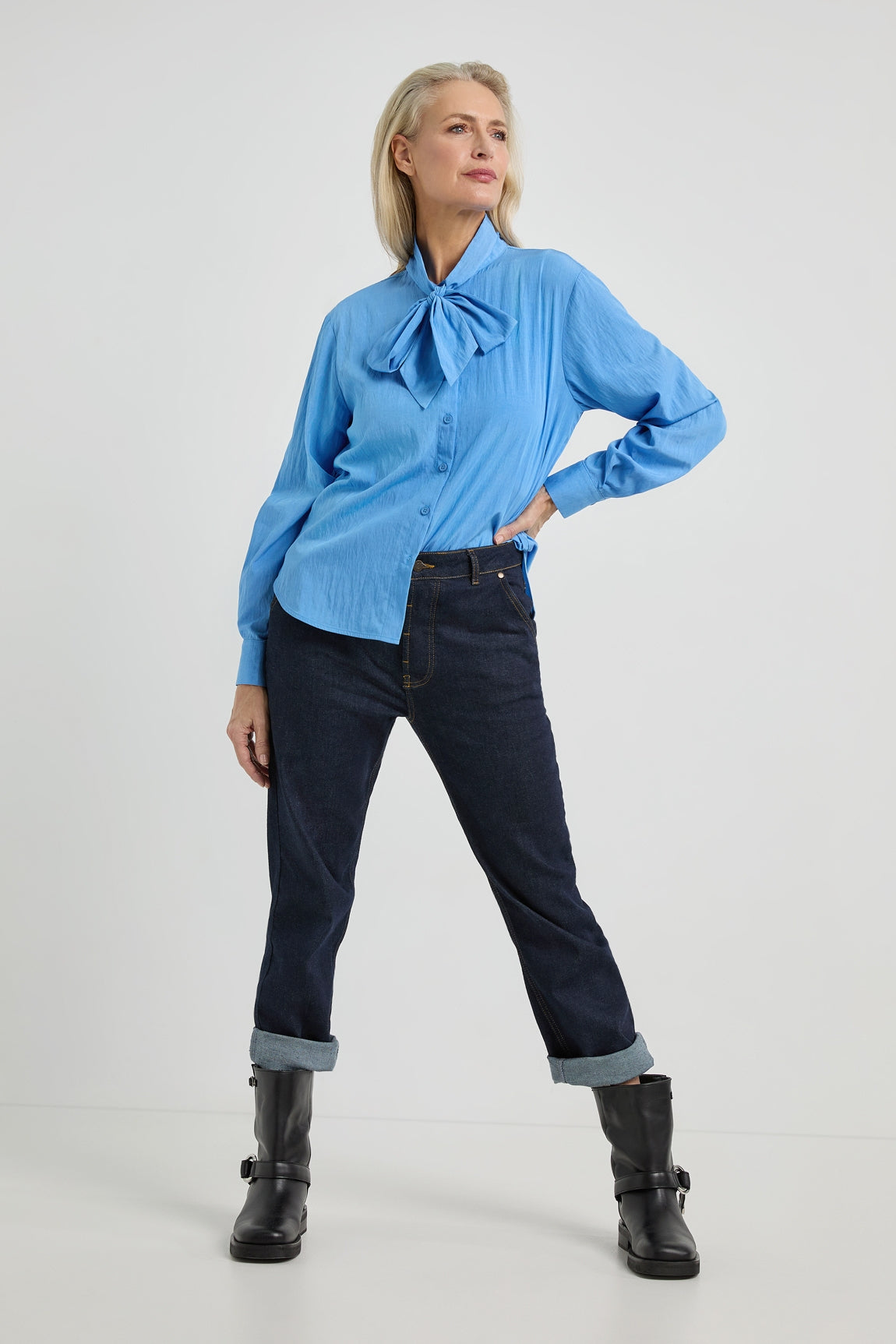 Alida blouse | French Blue