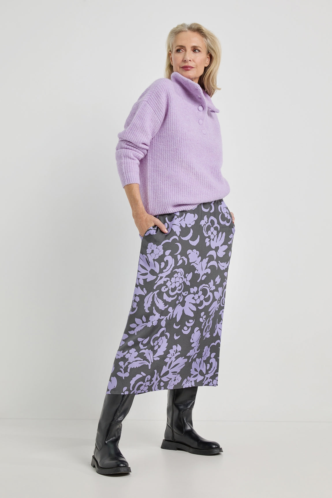 Sia skirt | Lilac print