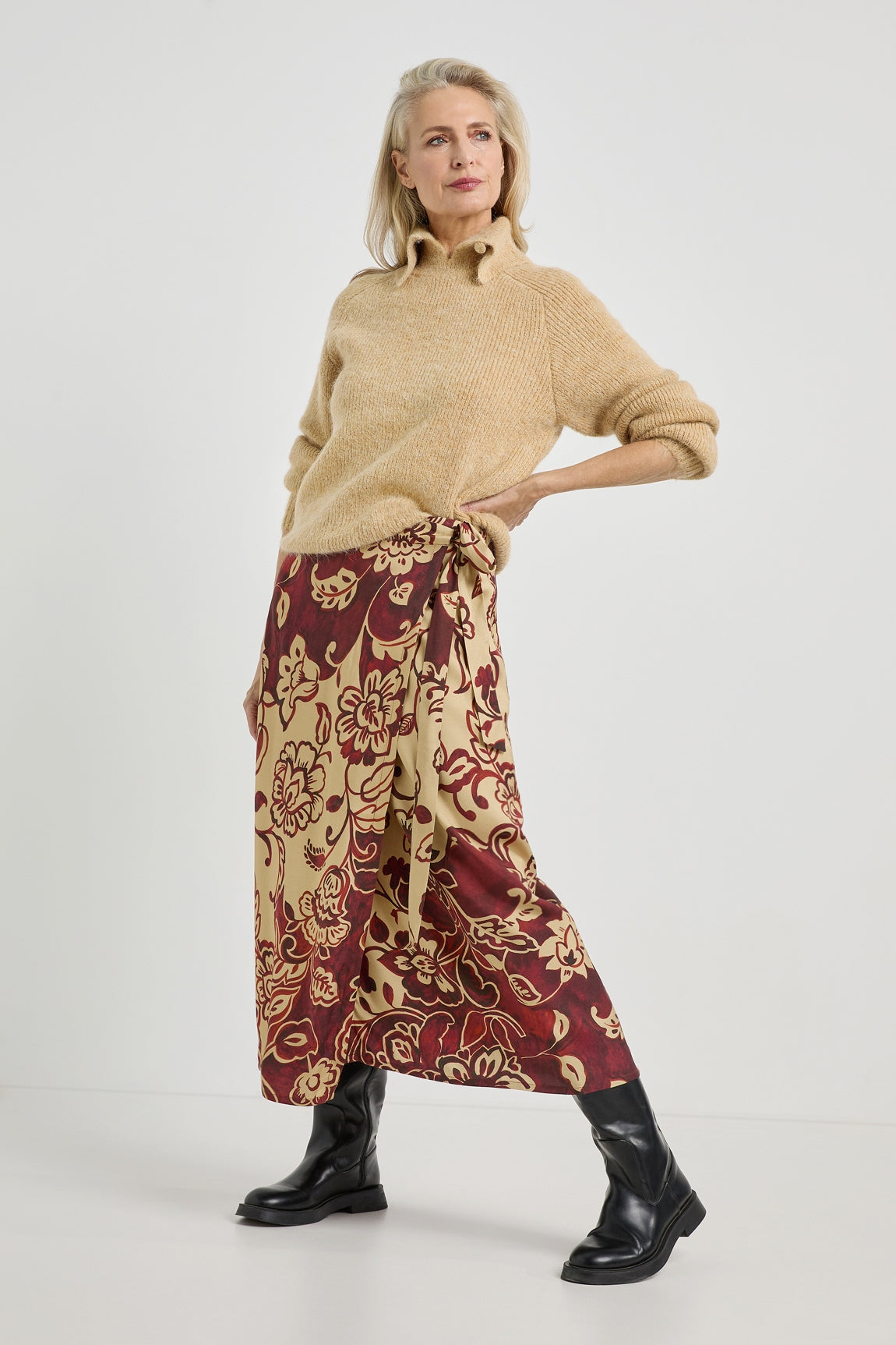 Adeline skirt | Camel print