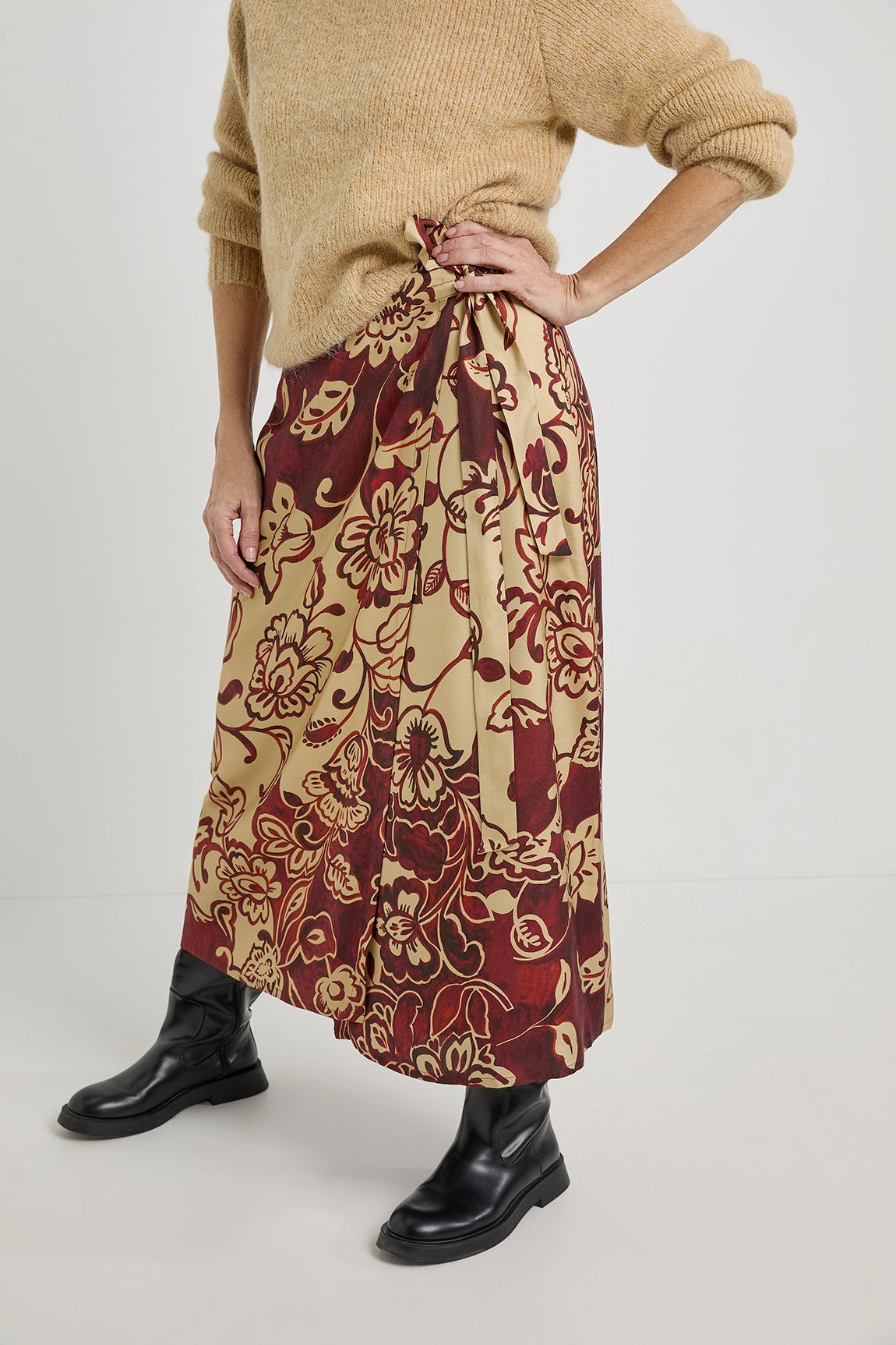 Adeline skirt | Camel print