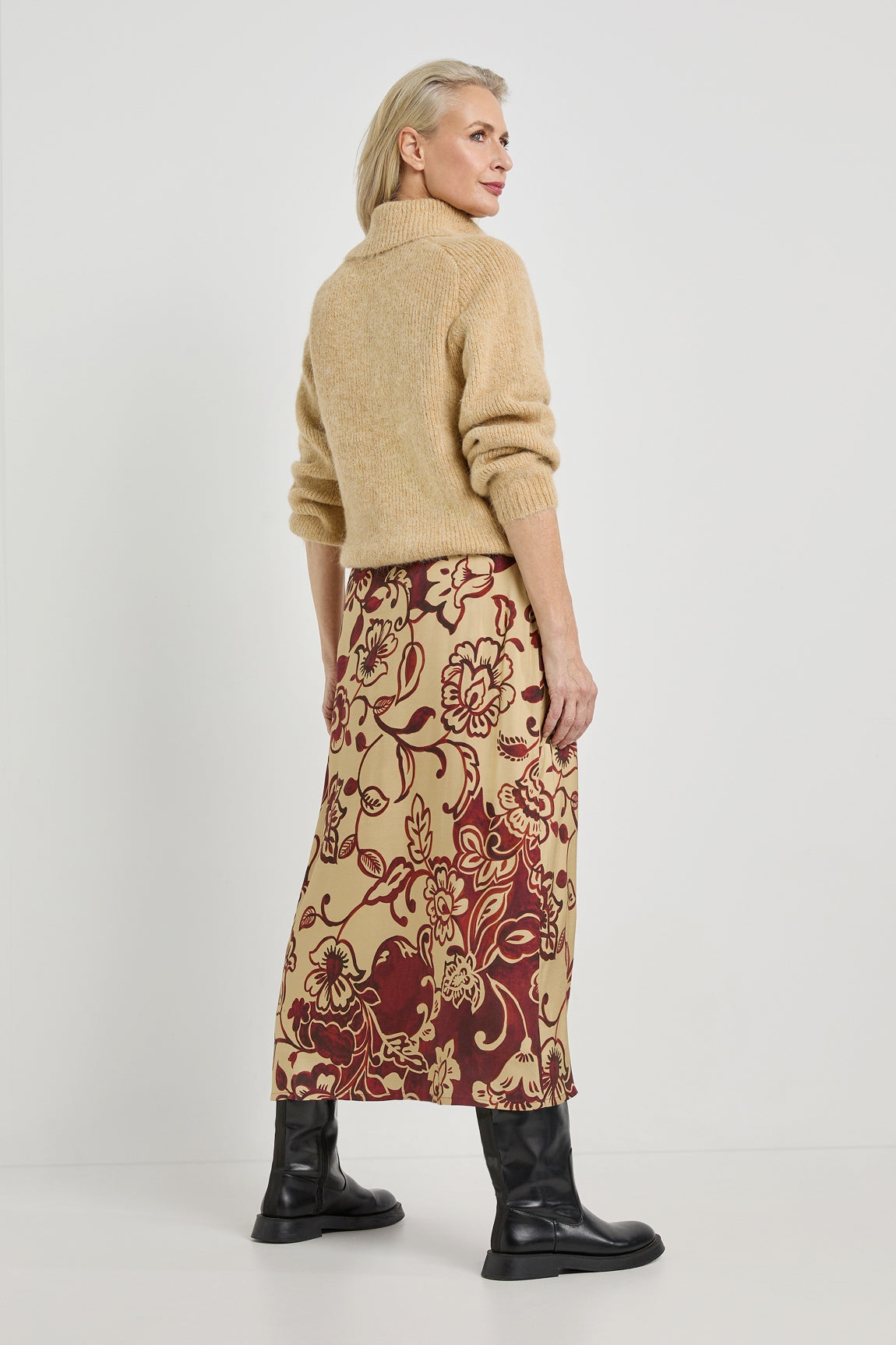 Adeline skirt | Camel print