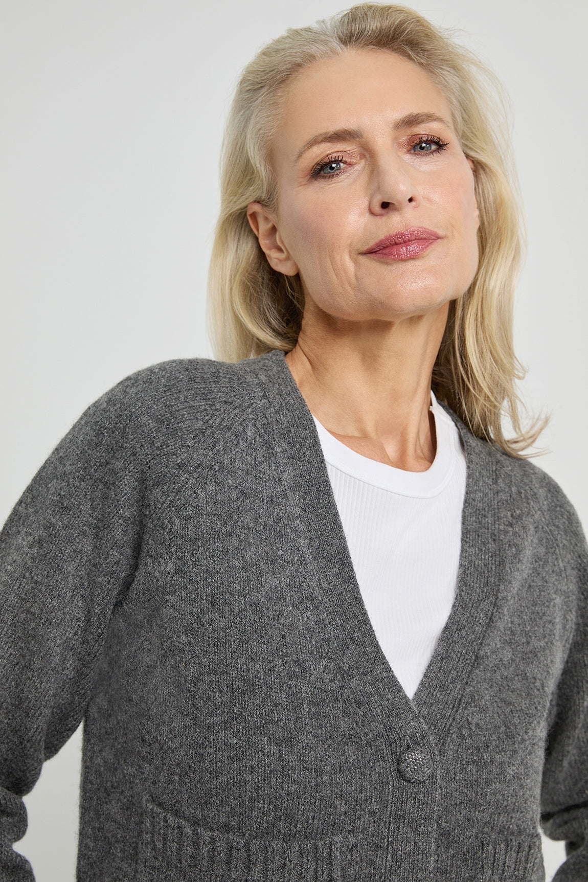 Aletta cardigan | Anthracite