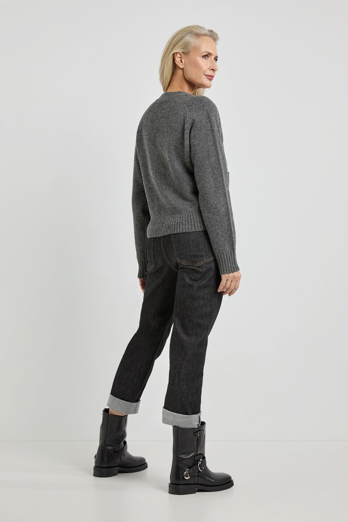 Aletta cardigan | Anthracite