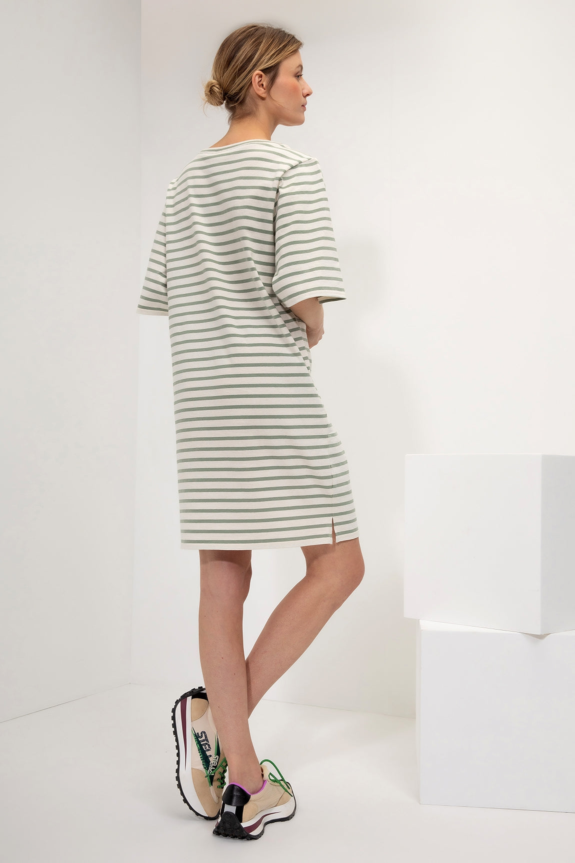 Gerrit dress | Summer pine stripe