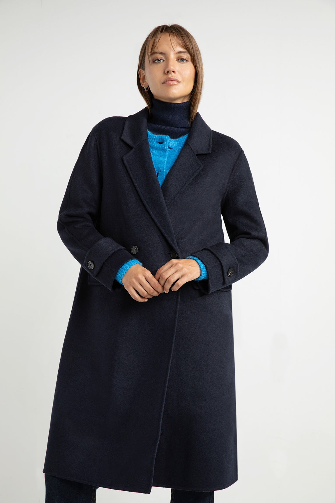 Sandro coat | Navy