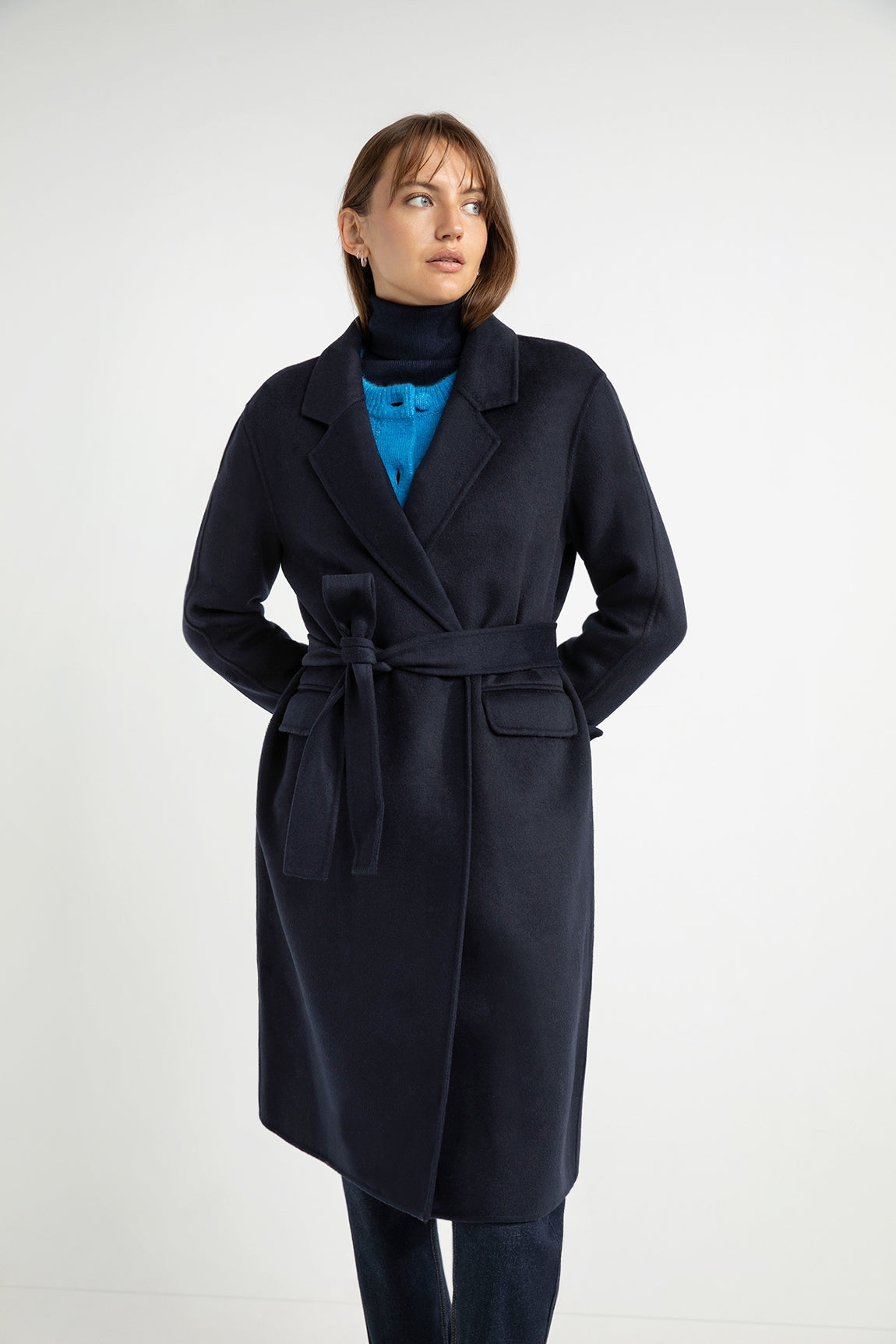 Sandro coat | Navy