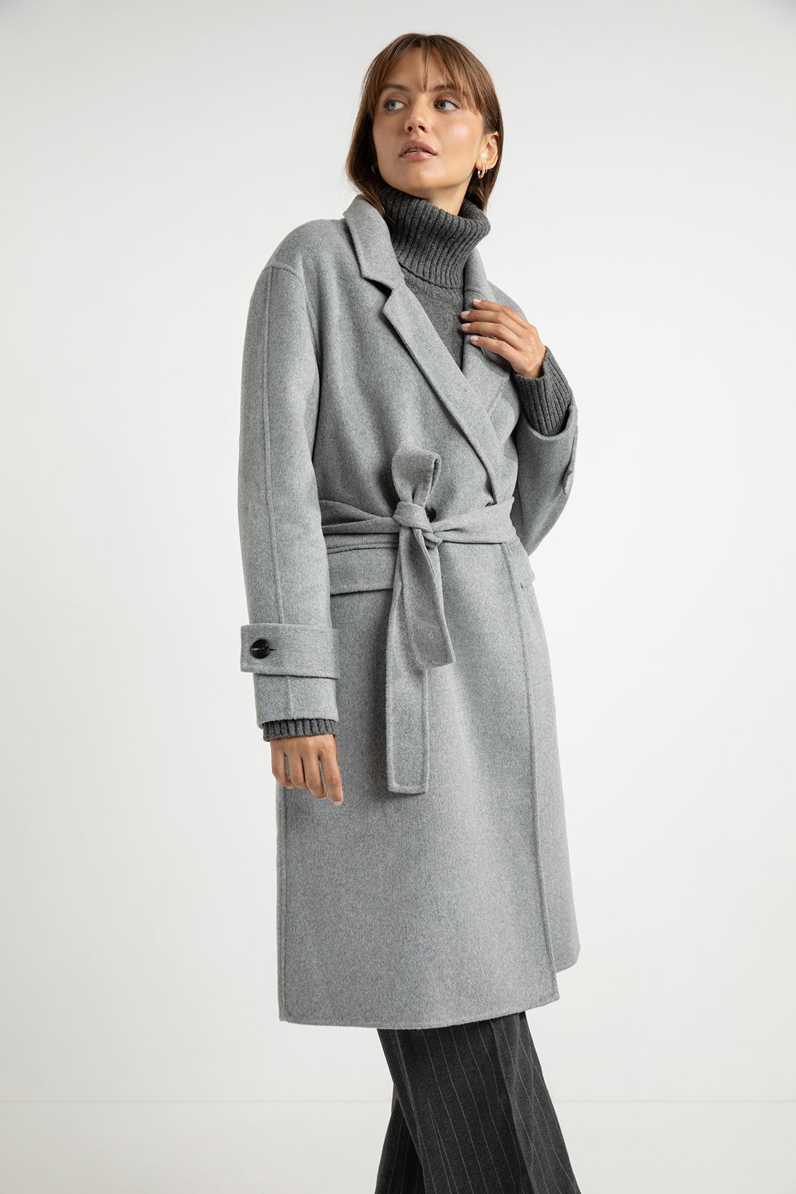 Sandro coat | Steel Grey Melange