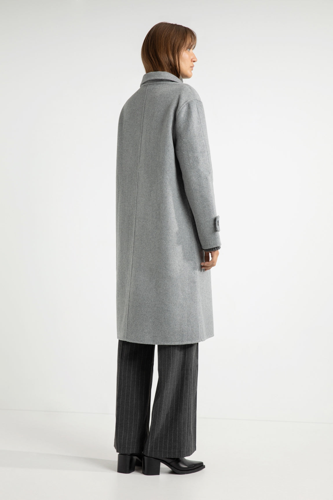 Sandro coat | Steel Grey Melange