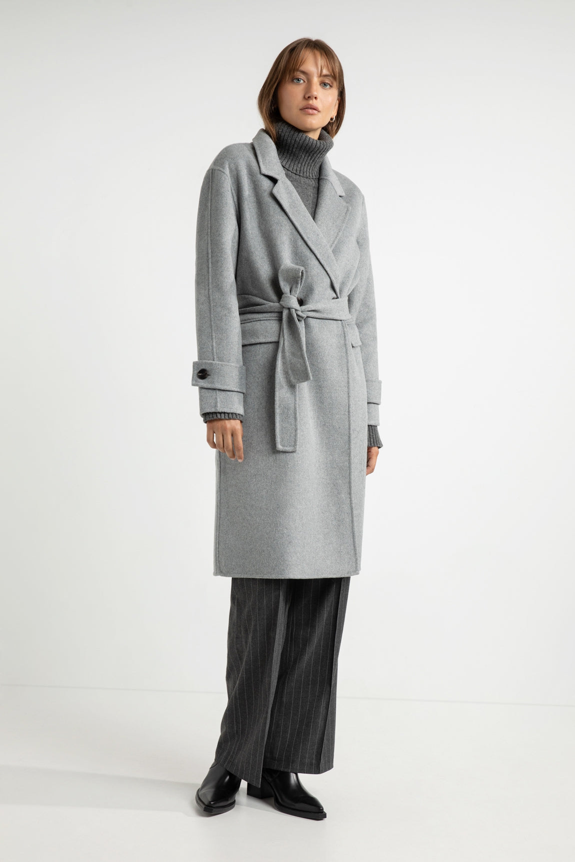 Sandro coat | Steel Grey Melange