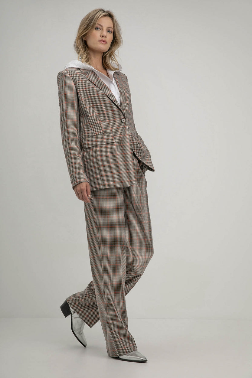 Sunny blazer | Sand check