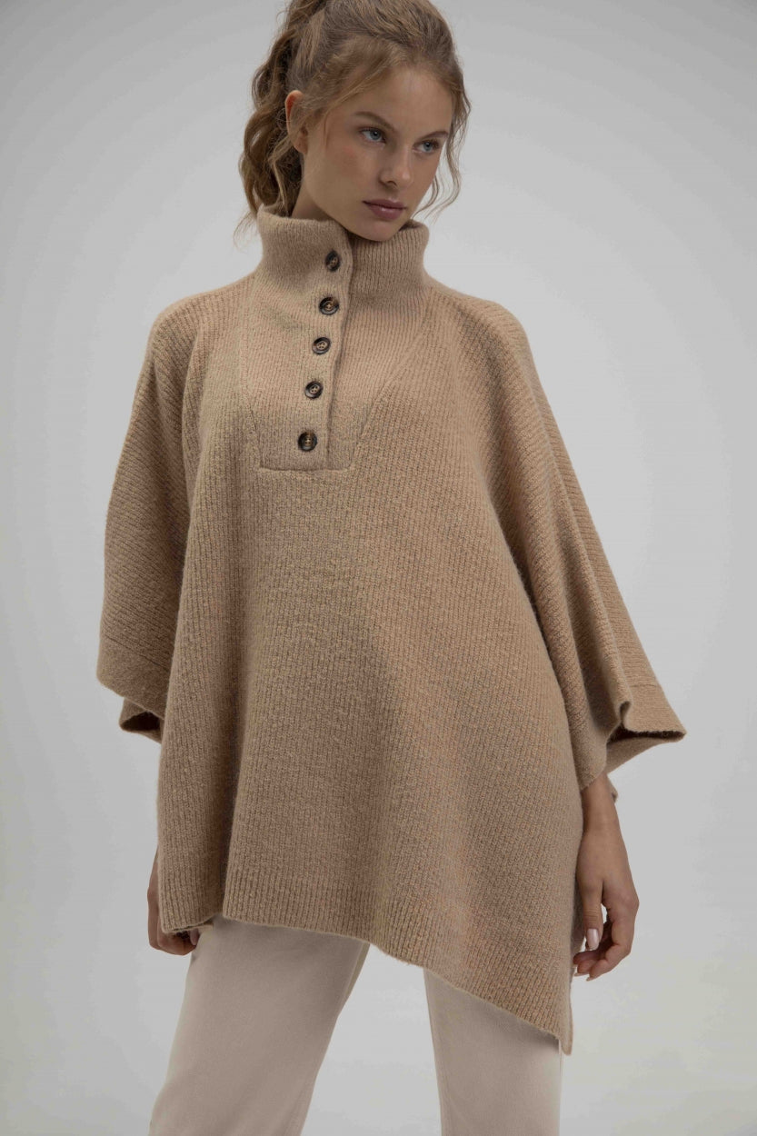 Samira poncho | Sand