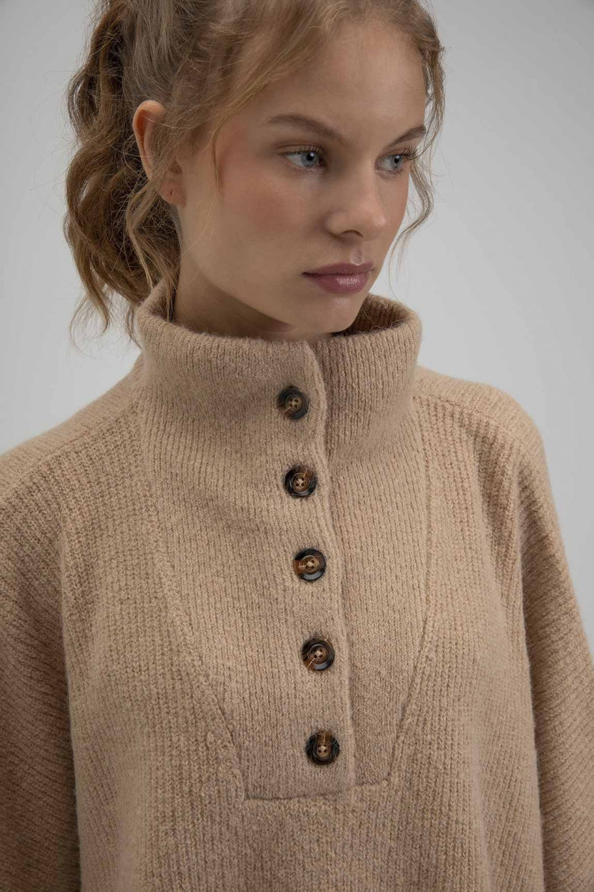 Samira poncho | Sand