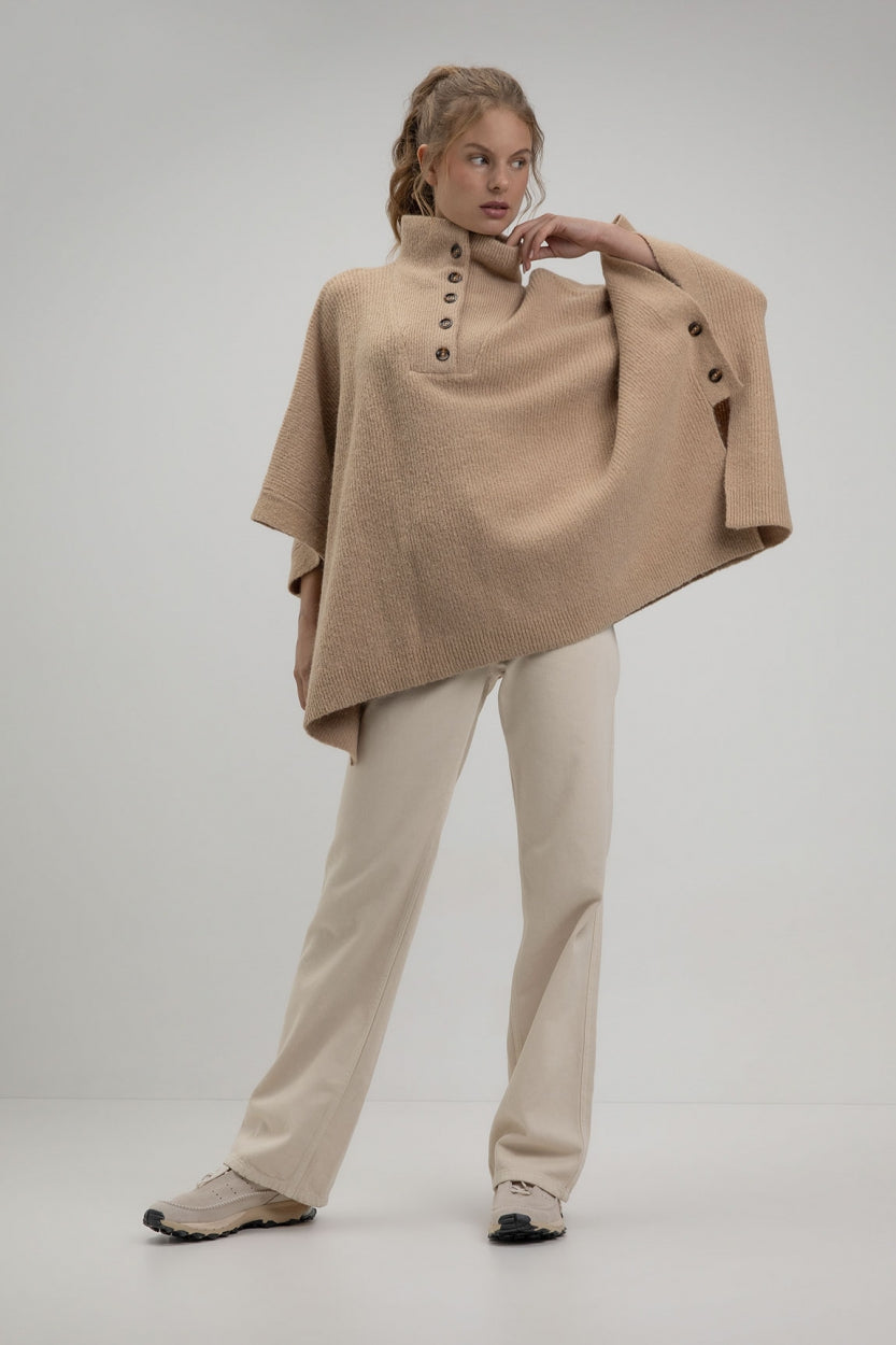 Samira poncho | Sand
