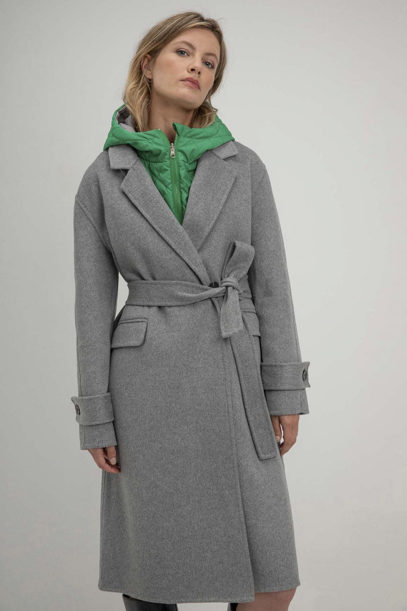 Stormy hood | Parrot Green