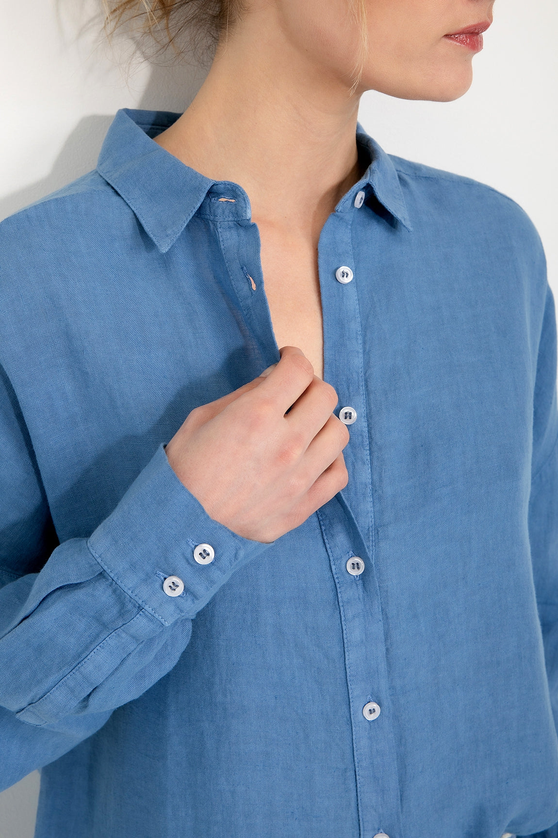 Lydian Blouse | French Blue